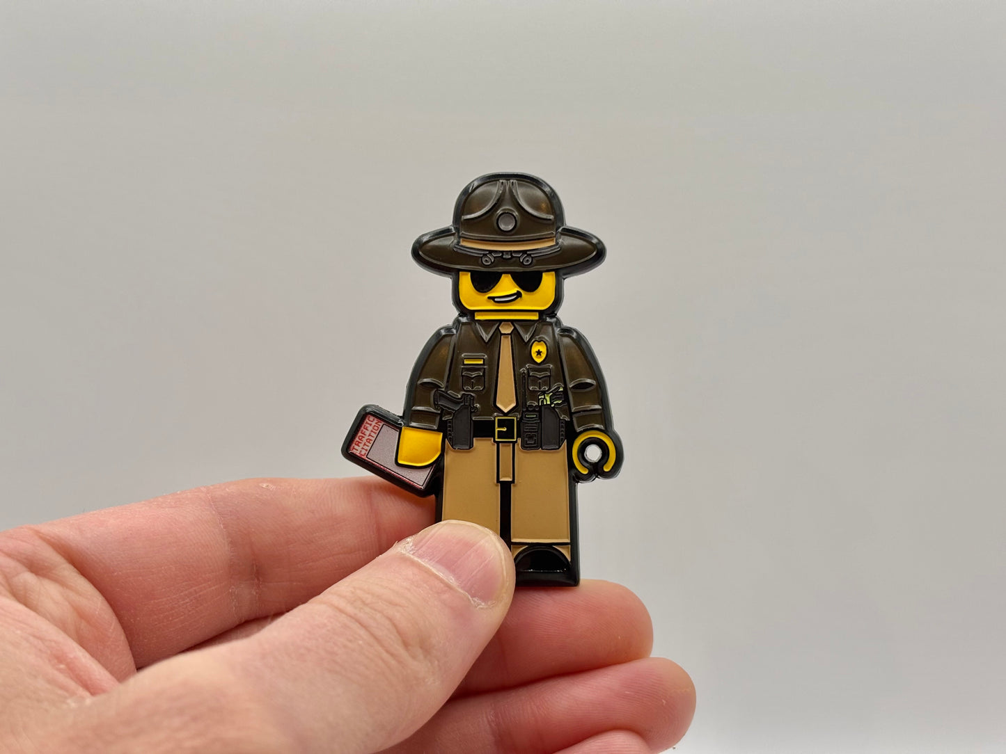 Blocky State Trooper Coin