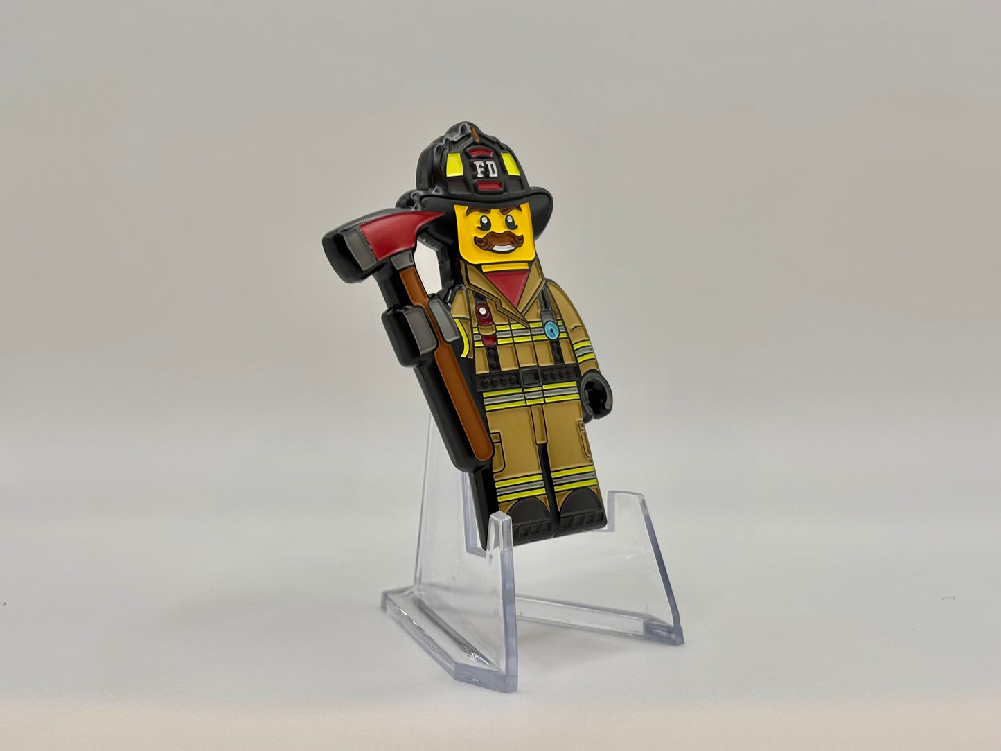 Blocky Firefighter Coin